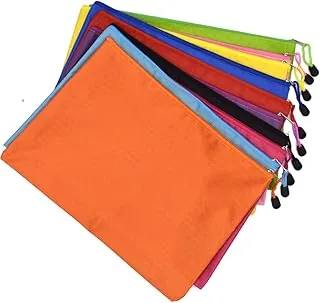 10 unids A4 impermeable cremallera archivo bolsas patrón fútbol oficina documentos bolsas estudiantes archivos categoría bolsa 10 color