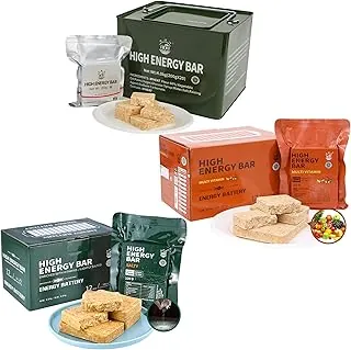 Barras de ración de alimentos de emergencia, 3 cajas de pestañas de supervivencia para acampar al aire libre, tormentas de nieve, terremotos, kit de preparación para desastres