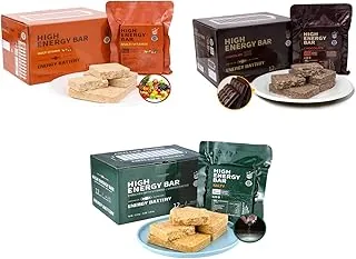 Barras de ración de alimentos de emergencia, 3 cajas de pestañas de supervivencia para acampar al aire libre, tormentas de nieve, terremotos, kit de preparación para desastres