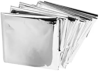 BH Lote de 50 mantas Mylar de emergencia - 84 "x 52"