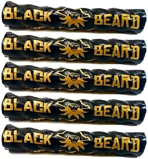 Black Beard Fire Starter Cuerda (1 cuerda) | Arrancador de fuego 100% resistente a la intemperie para fogatas | Puede encender más de 50 fuegos con más de 4.5 horas de tiempo de combustión | Vida útil