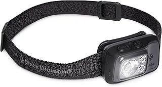 BLACK DIAMOND Spot 400-R linterna recargable | 400 lúmenes, ajustable | Carga Micro-USB | Impermeable y compacta | Acampar, senderismo, correr | Grafito