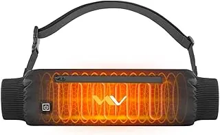 Bolsa calentadora de manos con cinturón ajustable, manta eléctrica con calefacción USB con 3 ajustes de temperatura para calidez instantánea, resistente a la intemperie, bolsillo con cremallera. No