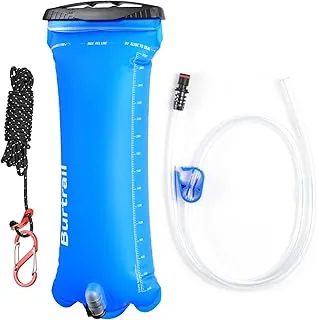 Bolsa de agua por gravedad, bolsa de agua de 3 litros compatible con sistema de filtración de agua, bolsa de agua portátil alimentada por gravedad para camping, senderismo, mochilero, plegable y colgante