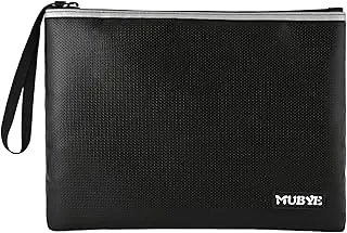 Bolsa impermeable ignífuga para documentos de dinero, bolsas seguras con cremallera con tira reflectante, bolsa organizadora de almacenamiento a prueba de fuego y agua para documentos importantes A4, archivos, efectivo, pasaporte, tableta (13.4 x 9.8 pulgadas)