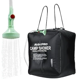 bolsa para ducha solar, de 10 galones/40 l, calefacción solar, camping, bolsa para ducha con agua caliente a 45 ºC, senderismo, montañismo, XH07