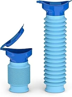 Botellas de orina para hombres, urinario de emergencia ajustable, botella de orina de coche para hombres y mujeres, inodoro portátil para automóvil, inodoro móvil personal retráctil, botella de