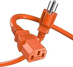 Cable de carga de estación de energía de 6 pies, cable de carga rápida de 14 AWG compatible con Jackery Power Station Explorer 1000/1500/2000/3000, Bluetti EB3A, Anker 757/767, 125 voltios 15 A cable de alimentación universal de CA