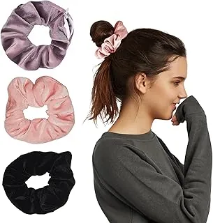 Caja fuerte con cierre para coletero (paquete de 3) – Compartimento de terciopelo para tarjetas de efectivo, llaves, píldoras y objetos de valor, lazos para moño para el cabello, colas de caballo con