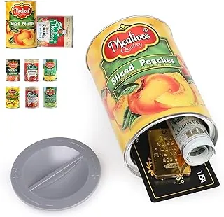 Cajas de seguridad de lata falsa de melocotón, cajas fuertes secretas de desvío (Amarillo)