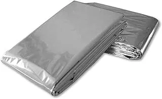 Cobija general de emergencia Mylar, de 52 x 84 pulgadas – Pack de 12