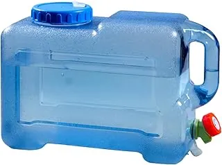 Contenedor de agua de 3.17 galones con grifo, jarra de agua portátil, sin fugas, cubo de campamento con grifo, tanque de almacenamiento de agua de emergencia sin BPA para campamento, vehículo, automóvil, senderismo al aire libre, picnic