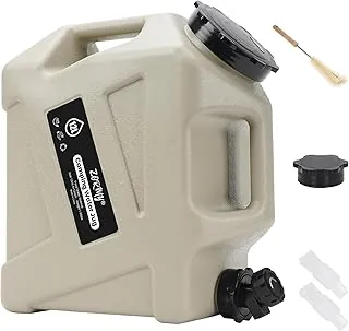 Contenedor de agua de campamento de 3.2 galones con espita, jarra de agua para camping, contenedor de almacenamiento de agua portátil, sin BPA, gran almacenamiento de agua de emergencia para campamento, vehículo, automóvil, senderismo al aire libre, picnic