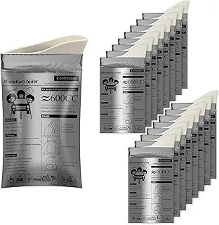 Coolrunner Disposable Urine Bags, 8/12/20/50 Pack Camping Pee Bags for Men Women, Disposable Urinals Vomit Bags for Travel Urinal Toilet Traffic Jam Emergency Portable Toilet for Kids, Patient