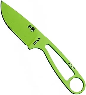 Cuchillo de hoja fija ESEE Izula con funda de polímero moldeado y placa con clip