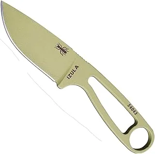 Cuchillo de hoja fija ESEE Izula con funda de polímero moldeado y placa con clip