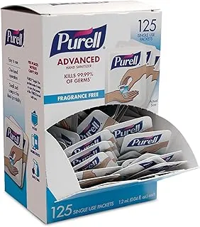 Desinfectantes individuales para manos avanzados Purell 9620-125ECIN (125 unidades)