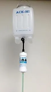 Desmineralizador de filtro de agua para sistemas de planchado de vapor de botella de alimentación por gravedad