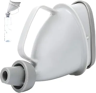Dispositivo portátil para orinar, inodoro de emergencia de viaje unisex con tubo y asa, embudo para orinar para acampar al aire libre