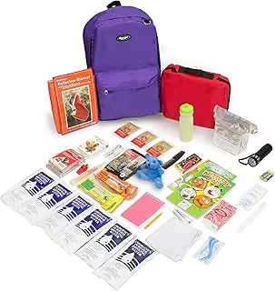 Emergency Zone - Kit de supervivencia de emergencia de lujo para niños de 72 horas Keep-Me-Safe