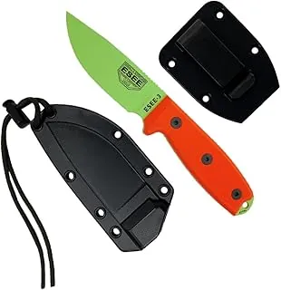 ESEE Knives - Navaja de hoja fija 3P con funda de polímero moldeado