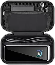 Funda de banco de energía compatible con Anker Prime Power Bank 26250 (300 W)/ 27650/25000/24000 mAh (737) bancos de energía, organizador de almacenamiento para base de carga de 100 W, cable para uso en viajes de negocios al aire libre (solo caja)