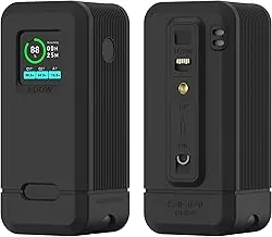 Funda de silicona para Anker Prime Power Bank 20,000 mAh, 200 W, agujero de tuerca de 1/4 pulgadas, almacenamiento de tarjeta TF/SM reservado solo compatible con Anker 200W Prime Power Bank Funda protectora a prueba de polvo suave (negro)