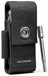 Galvanox Funda de nailon para Leatherman Multi-Tools - Funda mediana para cinturón con extensor de broca incluido (mediano 4.5 pulgadas)