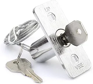 Genie GEN37374R Kit universal de liberación de emergencia para puerta de garaje, tamaño único, metálico
