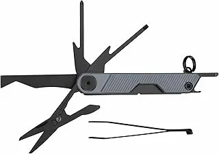 Gerber Gear Armbar Mini – Multiherramienta de viaje 8 en 1 con abridor de paquetes, destornillador y tijeras – Equipo de aventura EDC para camping, senderismo y al aire libre – Herramienta de utilidad compacta – Azul