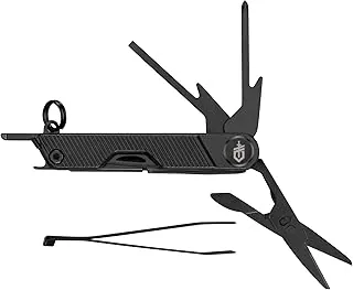 Gerber Gear Armbar Mini - Multiherramienta de viaje 8 en 1 con abridor de paquetes, destornillador y tijeras, equipo de aventura EDC para campamento, senderismo y al aire libre, herramienta de