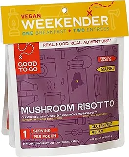 GOOD TO-GO Weekender paquete de 3 | 2 entradas + 1 desayuno | Comida de camping, comida de mochilero | Solo agrega comidas acuáticas, comidas de mochilero | Las comidas deshidratadas saben mejor que
