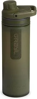 GRAYL UltraPress - Purificador de agua y botella de filtro de 16.9 onzas para senderismo, mochileros, supervivencia, viajes (Olive Drab)