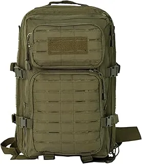 Greencity Mochila táctica de 45 L, paquete de asalto duradero, mochila de senderismo de 3 días, sistema Molle, senderismo, viajes, caza para hombres (OD, verde)