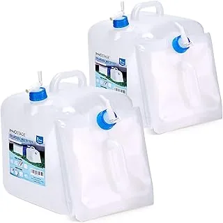 INNO STAGE pack 2 contenedores agua plegables 5,3 galones con grifo