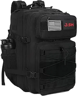 J.SH Mochila táctica militar grande de 45L para hombres, nailon Oxford 900D, paquete de 3 días de asalto, mochila EDC MOLLE, equipo táctico resistente para senderismo al aire libre, gimnasio