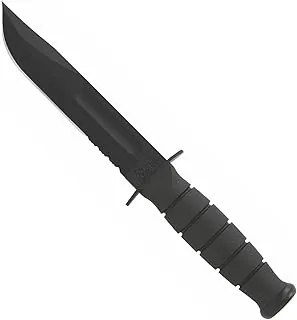 Ka-Bar 212598 funda negra resistente para cuchillo corto con extremo dentado