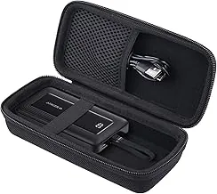 khanka Anker Zolo Power Bank (versión actualizada 2025), funda de batería de 20,000 mAh, funda rígida de viaje compatible con Anker Zolo A1681C Power Bank 20K, 45W, solo funda (negro)