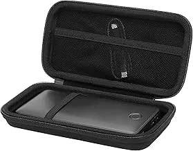 khanka Estuche de viaje rígido de repuesto para Anker 325/535 Power Bank PowerCore 20K Cargador portátil 20000mAh, solo funda (negro)
