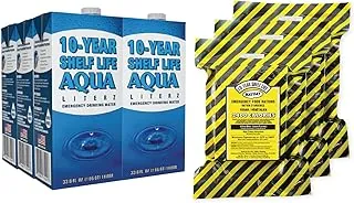 Kit de agua y comida vegana para 10 años