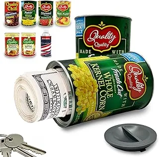 Latas falsas de sopa AZ-Homey, caja de seguridad de desviación - Mantenga sus objetos de valor seguros - como joyas, efectivo, dinero, monedas, llaves del coche - Almacenamiento para seguridad del