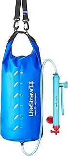 LifeStraw Mission - Purificador de agua alimentado por gravedad de alto volumen, 12 L (LSM12)
