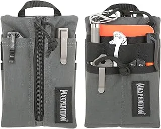 MAXPEDITION Organizador de Bolsillo Platy, Bolsa de Herramientas EDC Duradera para Hombres, Cartera de Cuello con Cordón Paracord, Sostiene Linterna, Multiherramienta, Bolígrafo, Cuaderno