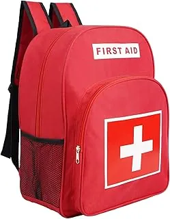 Mochila de primeros auxilios, mochila médica de emergencia, impermeable y de gran capacidad, bolsa vacía de primeros auxilios, ideal para paramédicos EMT de oficina en casa
