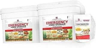 My Food Storage 240 porciones de almacenamiento de alimentos a largo plazo, el mejor suministro de alimentos de emergencia a largo plazo, solo agrega agua, rápido, fácil y delicioso