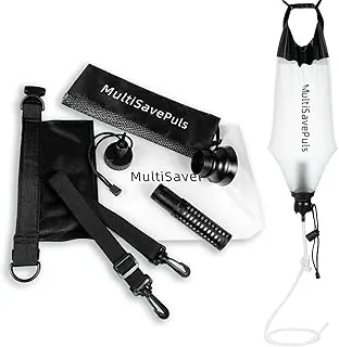 Pajita de Filtro de Agua por Gravedad 3L, Sistema de Filtración de Agua para Camping con Purificador, Purificador de Agua de Supervivencia para Viajes, Camping, Senderismo y Kit de Supervivencia de
