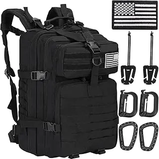 Phoking Mochila táctica militar 45L Lage Molle mochila de 3 días paquete de asalto mochila camping senderismo mochila Bug Out bolsa mochila