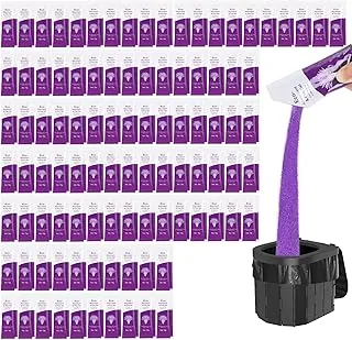 Polvo de gel absorbente portátil para inodoro, gel de poo para camping, polvo de orina para bolsas de orina, tratamiento desodorizante para acampar al aire libre, senderismo, inodoro de
