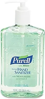 Purell 363912EA - Desinfectante instantáneo avanzado de manos con aloe, botella de bomba de 12 onzas
