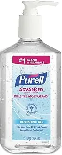 PURELL 3659-12 Desinfectante instantáneo avanzado para manos, botella con dispensador de 12 onzas